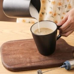 Milk Frother Rechargeable Operated Frother For Coffee, Frother Whisk, Mini Blender Handheld And Electric Mixer Blue -Home Chef Shop 78327215 5