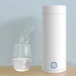 Travel Kettle, Portable Kettle For Healthy Drinks, Fast Boiling, Auto Shut-Off Small Kettle, Small 400ml Kettle (White) -Home Chef Shop 78703062 4