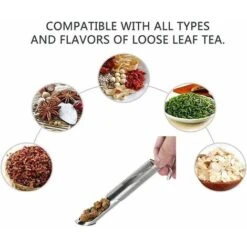 Tea Infuser 2 Pack Loose Tea Infuser Tea Steeper With Long Handle -Home Chef Shop 78706775 5