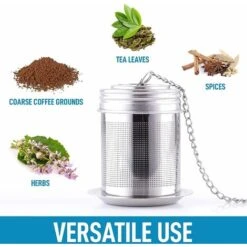 Piece Tea Ball Infuser - Stainless Steel Tea Ball Infuser For Loose Tea -Home Chef Shop 78709251 3