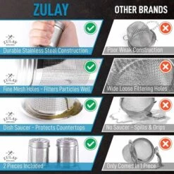 Piece Tea Ball Infuser - Stainless Steel Tea Ball Infuser For Loose Tea -Home Chef Shop 78709251 5