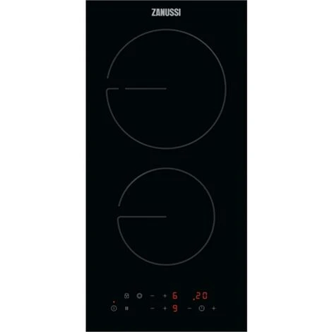 30cm Electric Ceramic Hob In Black, 2 Zone, Domino Design - Zanussi ZHRN383K 1 30cm Electric Ceramic Hob In Black, 2 Zone, Domino Design - Zanussi ZHRN383K