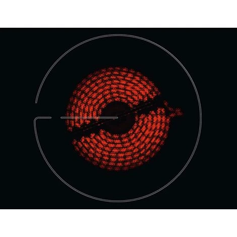 30cm Electric Ceramic Hob In Black, 2 Zone, Domino Design - Zanussi ZHRN383K 2 30cm Electric Ceramic Hob In Black, 2 Zone, Domino Design - Zanussi ZHRN383K - Image 2