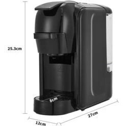 Livingandhome Black 3 In 1 Home Coffee Machine -Home Chef Shop 83040964 5