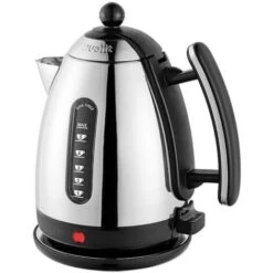 Dualit Polished Chrome Jug Kettle Black