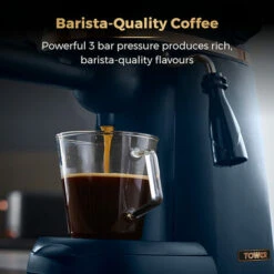Tower Cavaletto Espresso Machine Midnight Blue -Home Chef Shop 83671124 3