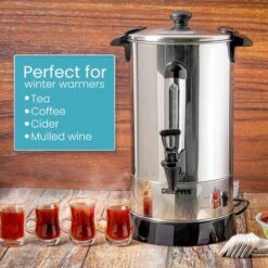 10 L Commercial Catering Kitchen Hot Water Boiler Tea Urn 1650W Boiler Geepas -Home Chef Shop 83743696 5