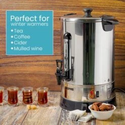 Commercial Catering Urn Kitchen Hot Water Boiler Tea Coffee Stainless Steel 15L -Home Chef Shop 83743794 5