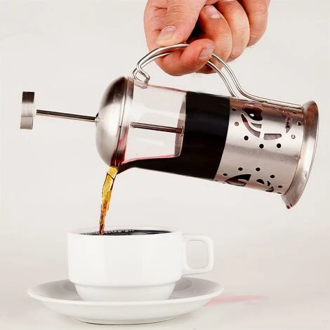 French Press Coffee Maker Morning Coffee Brewer Heat Resistant Glass Tea Maker -Home Chef Shop 83809761 1