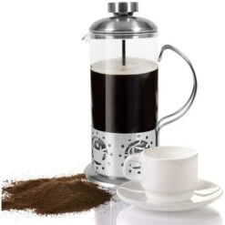French Press Coffee Maker Morning Coffee Brewer Heat Resistant Glass Tea Maker -Home Chef Shop 83809761 2