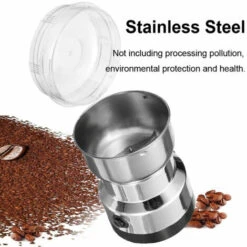 150W Electric Coffee Grinder, Grinder For Flax Seeds, Nuts, Pepper, Spices, Coffee Seeds And Others With Stainless Steel Blades 7 150W Electric Coffee Grinder, Grinder For Flax Seeds, Nuts, Pepper, Spices, Coffee Seeds And Others With Stainless Steel Blades -Home Chef Shop 86103188 3