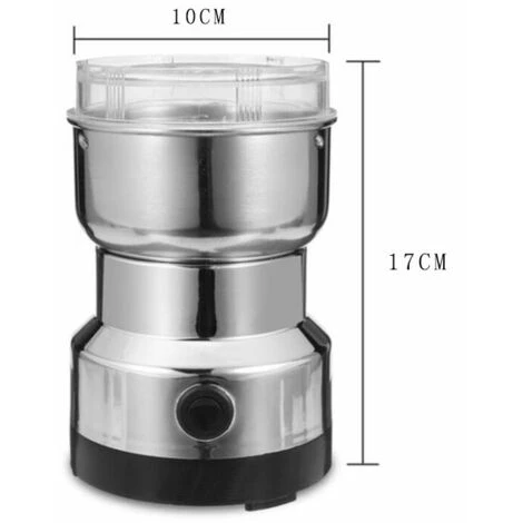 150W Electric Coffee Grinder, Grinder For Flax Seeds, Nuts, Pepper, Spices, Coffee Seeds And Others With Stainless Steel Blades 5 150W Electric Coffee Grinder, Grinder For Flax Seeds, Nuts, Pepper, Spices, Coffee Seeds And Others With Stainless Steel Blades - Image 5