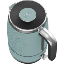 Beko Duck Egg Blue & Chrome Cosmopolis 1.7L Kettle -Home Chef Shop 87185966 3