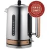 Dualit Classic Kettle Polished Stainless Steel And Copper Trim