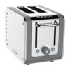 Dualit Architect 2 Slot Grey Body With Stainless Steel Panel Toaster