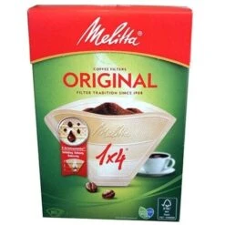 Melitta Original Coffee Filters 1x4 Pack Of 80