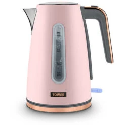 Tower Cavaletto Jug Kettle And 2 Slice Toaster Set Pink -Home Chef Shop 87187068 3