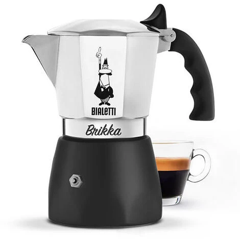 Bialetti Brikka 2 Cup Coffee Maker Black 2 Bialetti Brikka 2 Cup Coffee Maker Black - Image 2