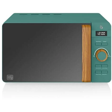 Swan Nordic Pine Green 20 Litre Digital Microwave 1 Swan Nordic Pine Green 20 Litre Digital Microwave