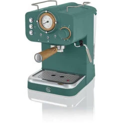 Swan Nordic Pine Green Pump Espresso Coffee Machine