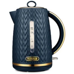 Tower Empire Kettle And 4 Slot Toaster Set Midnight Blue -Home Chef Shop 87568803 3