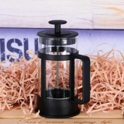 French Press Coffee Maker - - Black -Home Chef Shop 87593732 3