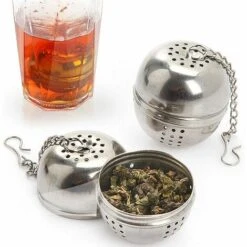 2 Pieces Tea Infuser, Stainless Steel Tea Infuser ø 4 Cm Tea Filter For Tea, Spices And Seasonings -Home Chef Shop 87859708 5