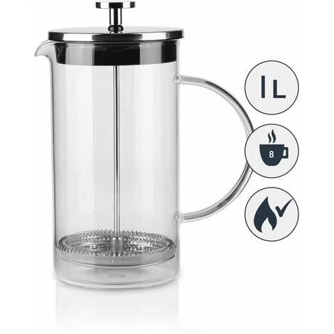 BEEM FRENCH PRESS Coffee Maker (1000ml) - Glass 2 BEEM FRENCH PRESS Coffee Maker (1000ml) - Glass - Image 2