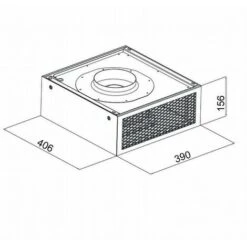 ViandPro - VP-CH4220-EX Scorpio 100 X 70cm Ceiling Hood With 1200m3/h External Motor -Home Chef Shop 88551687 3