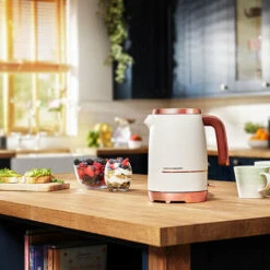 Beko Off White & Rose Gold Cosmopolis 1.7L Kettle And 2 Slice Toaster Set -Home Chef Shop 88700088 3
