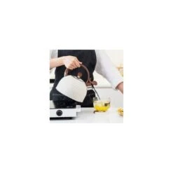 2.5 Liter Stainless Steel Whistling Kettle, Whistling Tea Kettle For Induction Gas Cookers, Easy To Clean, White -Home Chef Shop 88923900 5