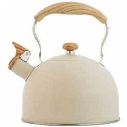 Whistling Kettle, 2.5L Whistling Kettle Induction Gas Kettle Stainless Steel Whistling Kettle Teapot Whistling Kettle For Induction Gas Cookers, Easy To Clean