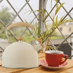 Whistling Kettle, 2.5L Whistling Kettle Induction Gas Kettle Stainless Steel Whistling Kettle Teapot Whistling Kettle For Induction Gas Cookers, Easy To Clean -Home Chef Shop 89793418 5