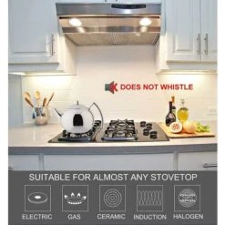 Teapot With Infuser Loose Leaf Tea 2 Liter Stainless Steel Teapot -Home Chef Shop 89793853 5