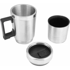 Car Kettle, Stainless Steel Car Truck Travel Kettle Cup Quick Boil For Tea Coffee (12V) MODOU -Home Chef Shop 89805827 4