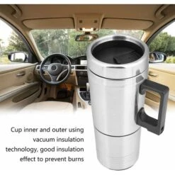 Car Kettle, Stainless Steel Car Truck Travel Kettle Cup Quick Boil For Tea Coffee (12V) MODOU -Home Chef Shop 89805827 5