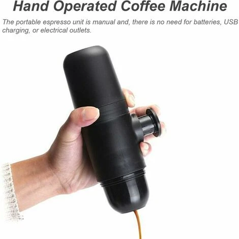 Portable Coffee Maker, 70ml Manual Coffee Maker, Mini Ground Coffee Maker, Portable, Espresso Maker Manual Coffee Maker, For Camping Hiking 3 Portable Coffee Maker, 70ml Manual Coffee Maker, Mini Ground Coffee Maker, Portable, Espresso Maker Manual Coffee Maker, For Camping Hiking - Image 3