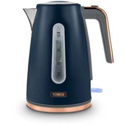 Tower Cavaletto Jug Kettle And 2 Slice Toaster Set Midnight Blue -Home Chef Shop 92778762 3