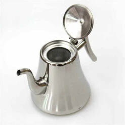 Stainless Steel Teapot With Removable Infuser - 1200 Ml - Dishwasher Safe -Home Chef Shop 94621875 3