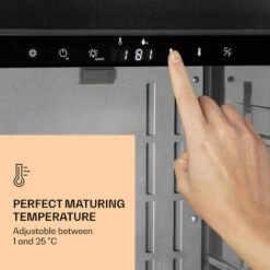 Klarstein Steakhouse Pro 98 Onyx Meat Aging Cabinet 1 Zone 98 L 1-25°C Touch Panorama -Home Chef Shop 94662178 4