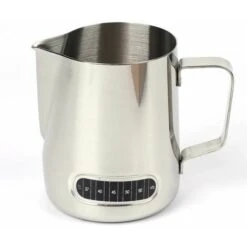 600ml Temperature Stick Pull Flower Cup Stainless Steel Pull Flower Cup Coffee Maker With Thermometer