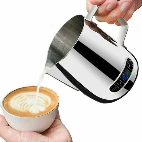 600ml Temperature Stick Pull Flower Cup Stainless Steel Pull Flower Cup Coffee Maker With Thermometer 4 600ml Temperature Stick Pull Flower Cup Stainless Steel Pull Flower Cup Coffee Maker With Thermometer - Image 4