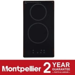Montpellier CER31NT 30cm Glass Domino Ceramic Electric Hob - Black -Home Chef Shop 95495360 5