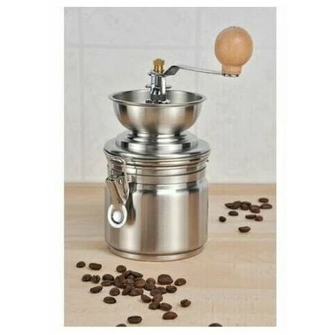 Coffee Grinder With Ceramic Grinder, Stainless Steel 1 Coffee Grinder With Ceramic Grinder, Stainless Steel