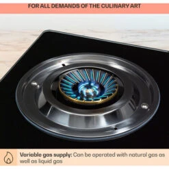 Klarstein Barzona 2 Camping Stove 2 Burners 3.4 KW & 4.3 KW Glass Top & Stainless Steel Housing -Home Chef Shop 95821205 5