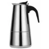 Coffee Maker Stainless Steel Portable Coffee Maker Electric Mocha Latte Stovetop Espresso Filter Pot European Coffee Cup (200ml)