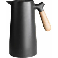 Large Thermal Coffee Carafe Double Wall Household Thermos Glass Liner Coffee Maker Insulation Household Pot Vacuum Carafes With Removable Tea Infuser And Strainer