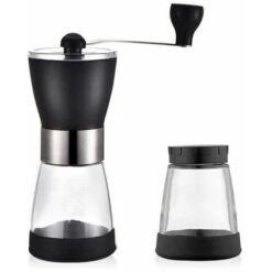 Manual Coffee Grinder, Adjustable Portable Coffee Grinder With Stainless Steel Compact Size Perfect For Travel/Camping/Office