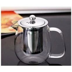 Glass Teapot With Brewing Teapot 500ml/17oz Teapot Warmer Is A Safe And Heat-resistant Flower And Loose Leaf Teapot Set. -Home Chef Shop 97101354 2