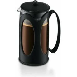 Coffee Maker, Borosilicate Glass - 3 Cups (0.35 L), Black -Home Chef Shop 97104830 5